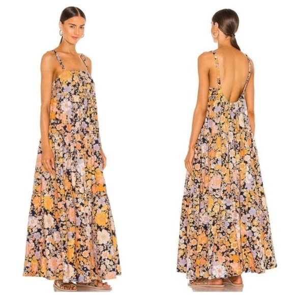 Free People Park Slope Floral Maxi Dress size M - Picture 1 of 8